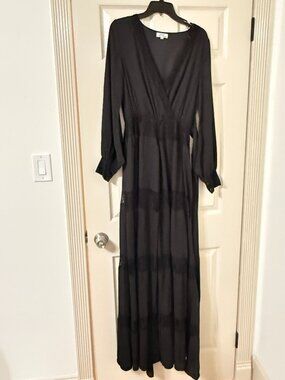 sleeveless denim maxi dress Petal and Pup Women's Odelia Denim Maxi Dress